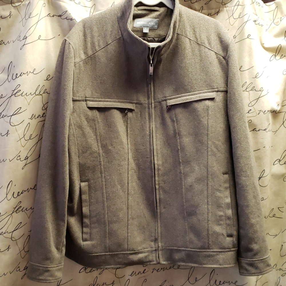 Michael Kors wool blend jacket size XL SHARP!